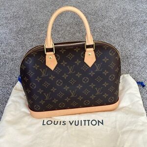 Louis Vuitton Alma Monogram Satchel